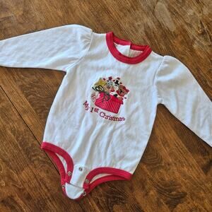 Vintage 1st Christmas Onsie